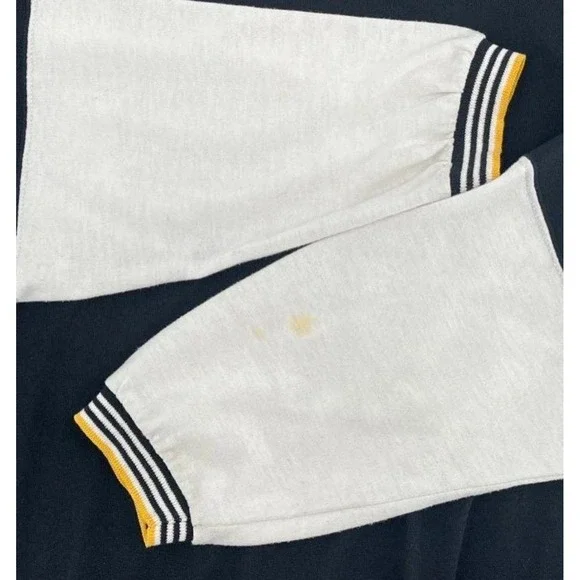 Active Elements Vtg‎ Blue Long Sleeve Cardigan Sz M Cozy Retro Knit Academia